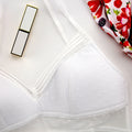 Sexy Low Back Lace Bralette White Backless Bra