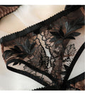 Push up Transparent Lace Embroidery Unlined Thin Lingerie