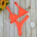 Sexy Biquini Patchwork Bathing Suit High WaistBikini