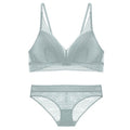 Sexy Embroidery Lace Underwear Sets High Quality Bra Set 3/4 Cup