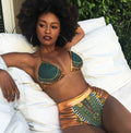 2020 New African Print Two-Pieces Bath Suits