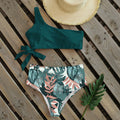 New One Shoulder Swimwear High Waist Suits