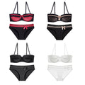CINOON 2019 NEW Lace Bow Lingerie Set 1/2 Cup