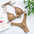 Sexy Ribbed Brazilian Bikini 2020 Two-pieces Bikini set