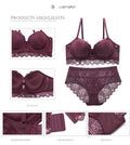 Top Sexy Underwear Set Push-up Bra And Panty Sets Hollow Brassiere