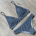 RXRXCOCO women's swimming suit Striped Bikini Set