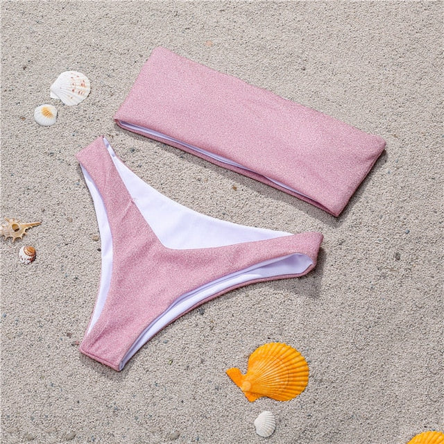 In-X Pink high waist bikini 2020