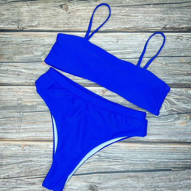 Sexy High Waist Bikini Set Swimsuit Popular